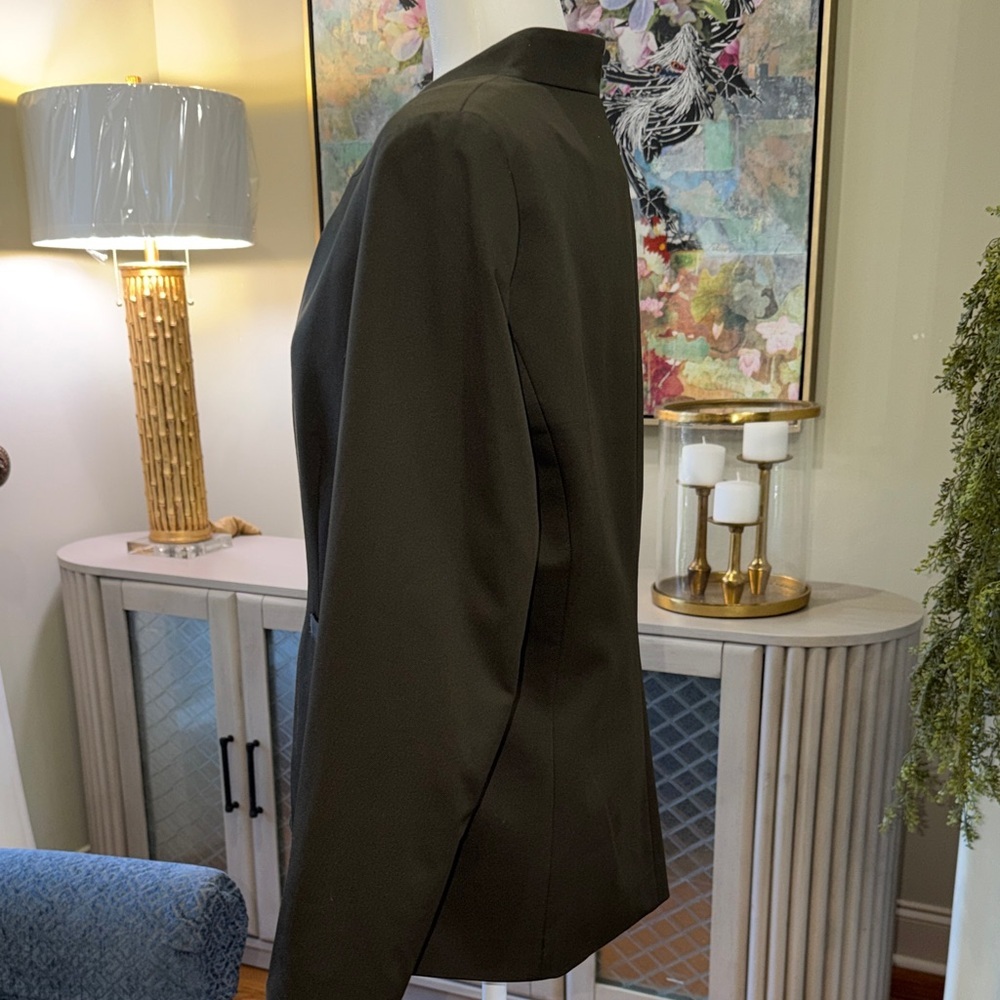 Alex Marie Dark Olive Green Women's Blazer Size 10 - Picture 5 of 11